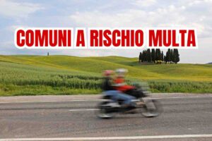 Multa certa in questi comuni