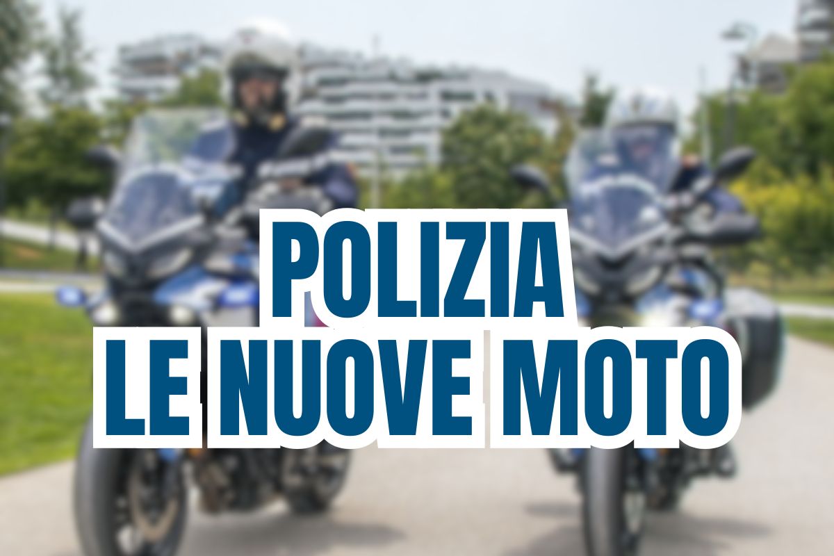 Nuove moto per la Polizia