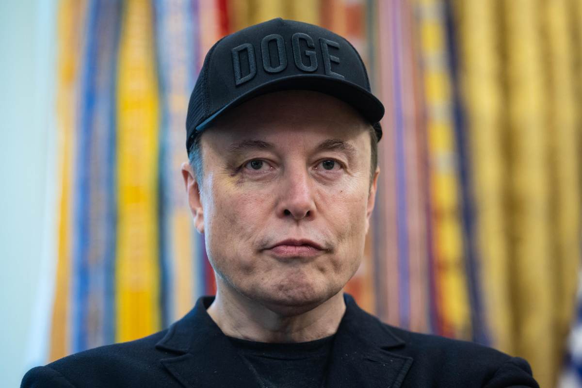 primo piano di Elon Musk