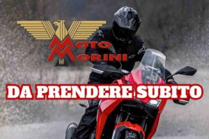 Moto Morini X-Cape 700, che promozione