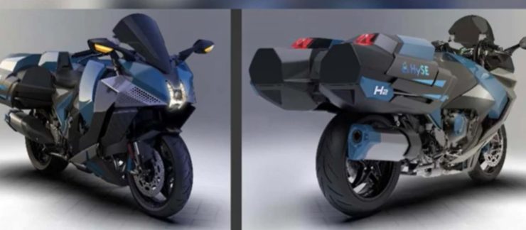 Moto idrogeno Università Kyushu